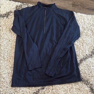 lululemon athletica Men's Navy Zip Up Sweater